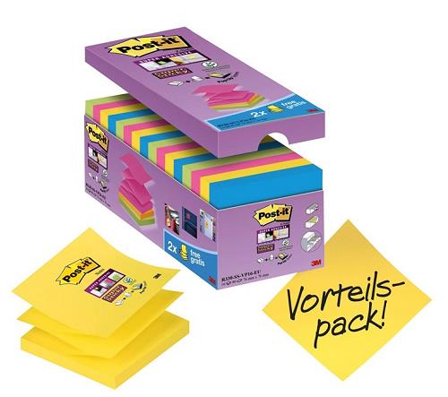 POST-IT Z-NOTES COL. ASS. (VALUEPACK 14+2 IN OMAGGIO)