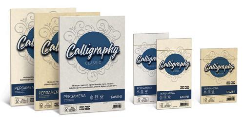 Carta Calligraphy Pergamena - A4 - 90 gr - naturale 06 - Favini - con