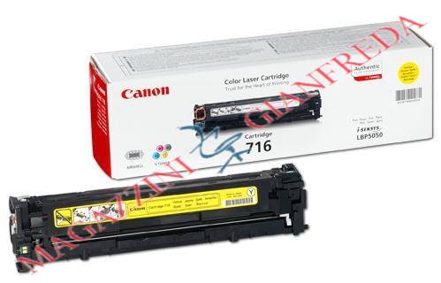 TONER CANON  716 GIALLO (1.500 COPIE) ORIGINALE