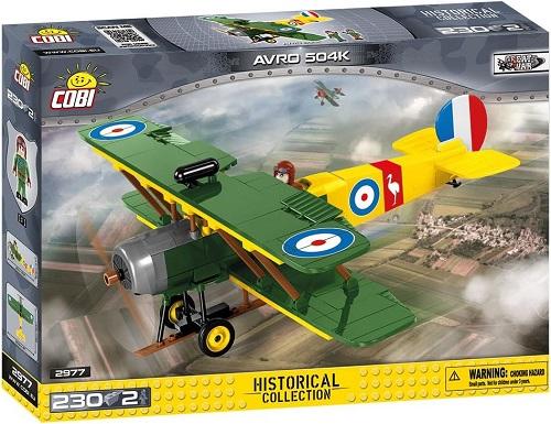 MATTONCINI COBI, LEGO-COMPATIBILI, 230 PZ GREAT WAR/2977/AVRO 504K
