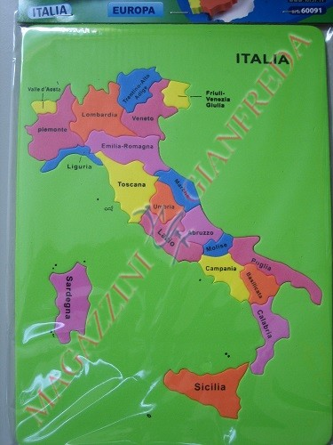 PUZZLE GEOGRAFICO ITALIA