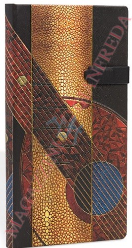 TACCUINO A RIGHI PAPERBLANKS "SERENATA" SLANCIATO CM. 9,5x18