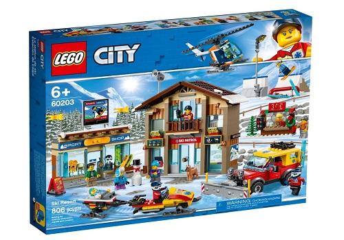 MATTONCINI LEGO® CITY "STAZIONE SCIISTICA" - 806 PZ (6+)