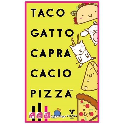 GHENOS GAMES - GIOCO DI SOCIETÀ "TACO GATTO CAPRA CACIO PIZZA"