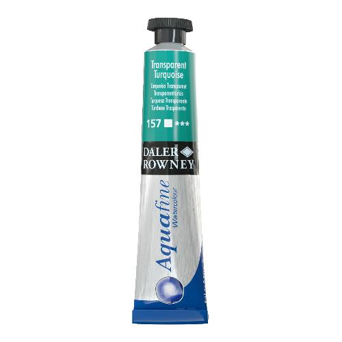 ACQUERELLO AQUAFINE DALER ROWNEY IN TUBETTO 8ML TURCHESE TRASPARENTE