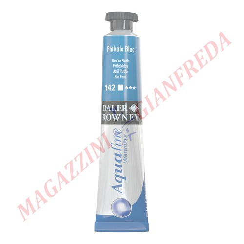 ACQUERELLO AQUAFINE DALER ROWNEY IN TUBETTO 8ML BLU FTALO