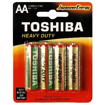 BATTERIE TOSHIBA AA STILO 1,5V CONF. 4PZ