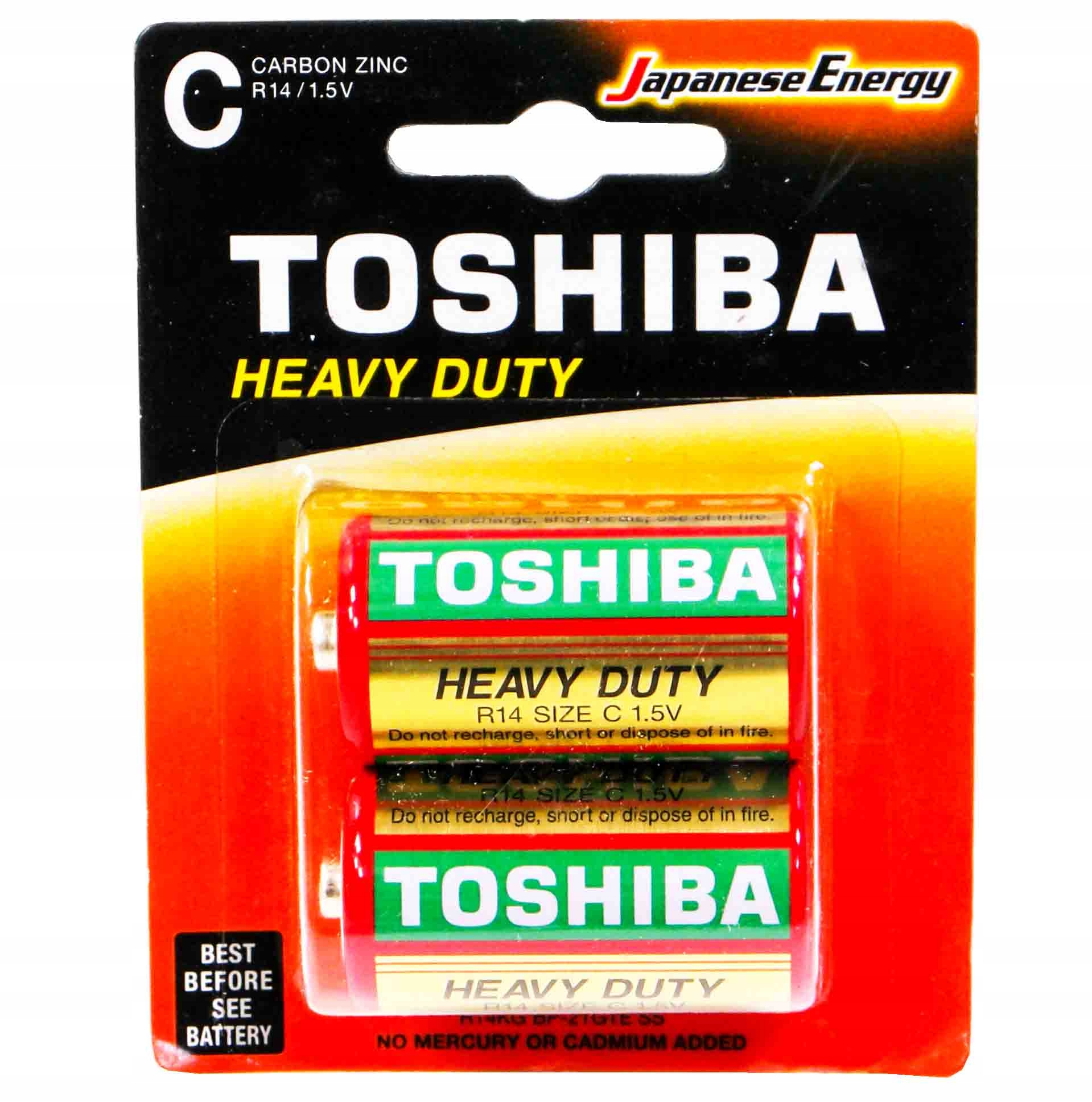 BATTERIE TOSHIBA 1/2 TORCIA 1,5V CONF. 2 PEZZI