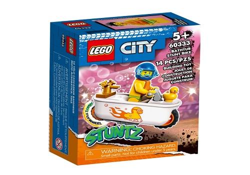 MATTONCINI LEGO® CITY- "STUNTBIKE VASCA DA BAGNO" - 14 PZ (5+)