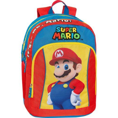 ZAINO SCUOLA ORGANIZZATO SUPERMARIO