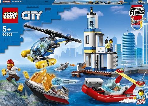 MATTONCINI LEGO® CITY - "POLIZIA E VIGILI DEL FUOCO NELLE OPERAZIONI COSTIERE"