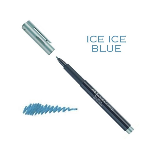 FABER CASTELL MARKER METALLICS ICE ICE BLUE (BLU GHIACCIO)