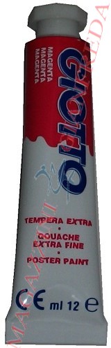 Giotto Tempera extra fine in tubetti di alliminio con tappo a vite