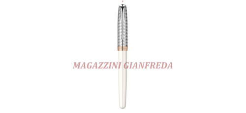 PARKER PENNA STILOGRAFICA PUNTA M METAL & PEARL